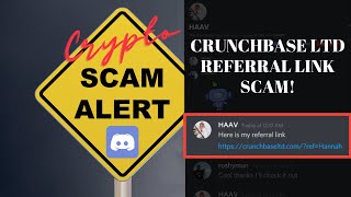 Crunchbaseltdcom Investment Scam via Discord  Crypto Scam Alert ⚠️ [upl. by Llerrahs]