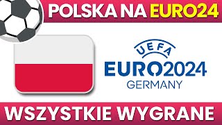 Wszystkie Wygrane Mecze Polski Podczas Euro 2024 ⚽ Skrót Wygranych Meczów Polaków [upl. by Adnilam836]