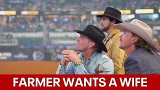 Farmer Wants a Wife visits rodeo in Arlington [upl. by Anivle]