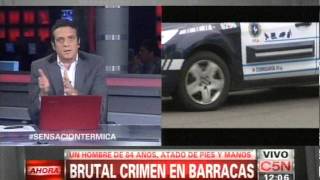 C5N  POLICIALES BRUTAL CRIMEN EN BARRACAS [upl. by Asseret]