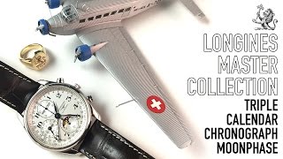 A Review Of The Longines Master Collection Triple Date Chronograph Moonphase Luxury Automatic Watch [upl. by Wightman]