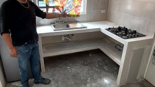 como hacer una barra pretil de tablaroca para cocina drywall tablaroca remodelacion [upl. by Bertha]