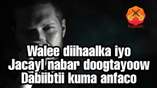 Cabdi Tahliil Warsame  Walee dookheyga kan lyrics [upl. by Aisyram64]