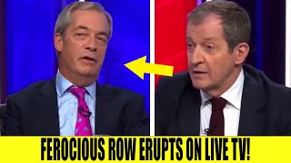 FEROCIOUS ROW Erupts On Live TV Between Nigel Farage amp Alistair Campbell [upl. by Pedrotti862]