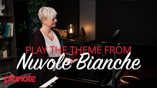 Play The Piano Theme From quotNuvole Bianchequot Ludovico Einaudi [upl. by Aihsek]