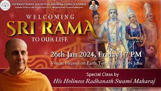 Special Class by HH Radhanath Swami Maharaj  Hindi Translations  26th Jan 2024 [upl. by Einnos392]