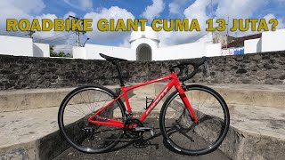 Review Roadbike Giant Contend 3 2021  Teman Gowes Yogya [upl. by Eipper392]