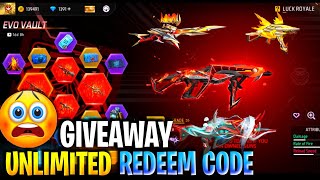 20 Lakh Redeem Code Giveaway 🤑🤑🤑 [upl. by Silrac]