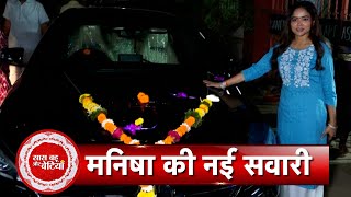 Bigg Boss Ott 2s Manisha Rani Visits Vaishno Mata Mandir With Her New Super Car For Blessings [upl. by Ahsenroc]