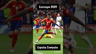 España Campeón Eurocopa 2024 España vs Inglaterra ⚽ [upl. by Deehsar]