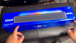 Onn 40 Walmart 20 Soundbar Unboxing amp Overview [upl. by Ledda]