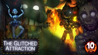 Burning Down Fazbear Frights in THE GLITCHED ATTRACTION [upl. by Lyrahc]