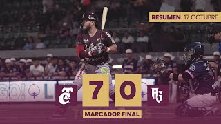 Tomateros vs Algodoneros Serie 1  Juego 3 171024  RESUMEN [upl. by Delainey]