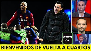 BARCELONA VUELVE A CUARTOS de CHAMPIONS LEAGUE por primera vez desde que MESSI se fue  ESPN FC [upl. by Trainer366]