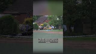 Pilot dies after Spitfire crash in Lincolnshire field [upl. by Eelynnhoj]