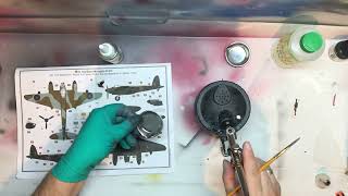 Airfix 172 de Havilland Mosquito BXVI No 109 Squadron 1944 full build Part 4 painting [upl. by Ainsley]