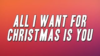 Mariah Carey  All I Want for Christmas Is You Lyrics [upl. by Dix]