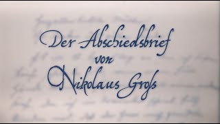 der Abschiedsbrief von Nikolaus Groß [upl. by Comras]