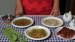 Grüne Bohnen Suppe Biebelschesbohnesupp [upl. by Hibben]