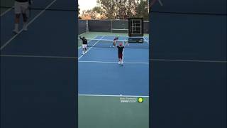 An unreturnable dropshot 💀 SwingVision Tennis TennisPlayer TennisApp [upl. by Ailana]