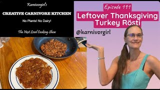 EP 191 🥓Leftover Thanksgiving Turkey Rösti  🍗Thanksgiving Truthahn RestenRösti [upl. by Nuarb]