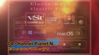 Virtual Hohner Pianet N Preset from ElectriKeys VST VST3 Audio Unit EXS24 KONTAKT  Clavinet D6 [upl. by Cower]