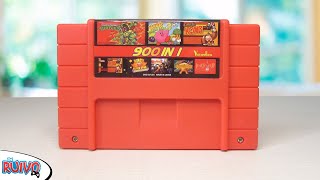 IMPERDÍVEL Cartucho com 900 Jogos do Super Nintendo Everdrive SNES 900 in 1 [upl. by Atileda]