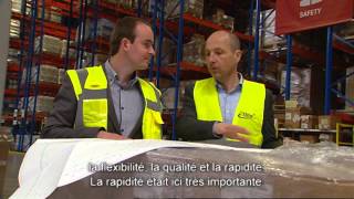 Centre de distribution HEssers avec rayonnages de Stow  LogisticsTV [upl. by Hubie319]