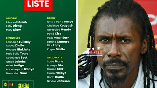 Officiel Aliou Cissé convoque une liste de 26 joueurs dont Mamadou Sané et Noah Fadiga [upl. by Ailedamla685]