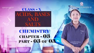 Class X Chemistry Chapter 3 Acids Bases and Salts Part 3 of 3 [upl. by Anigroeg116]