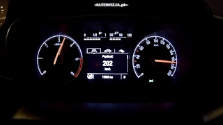 2017 Opel Zafira 20 CDTI 170 hp AT acceleration 0200 kmh 0100 kmh 0400 m racelogic [upl. by Granger]