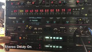 6U Rack System Mesa Boogie Triaxis Rocktron Intellifex Roland SDE3000 [upl. by Riana79]