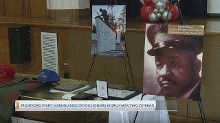 Montford Point Marine Association honors World War II veteran [upl. by Euqinommod]