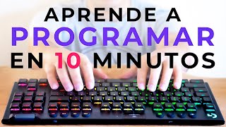 Lógica de Programación 👩‍💻 Aprende a programar en 10 minutos [upl. by Schlesinger827]