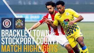 Brackley Town Vs Stockport County  Match Highlights  021217 [upl. by Gautea]