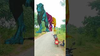 Big dinosaur chase trex chasing part 1095 shorts dinosaur youtube dinosaurs youtubeshorts [upl. by Janela983]