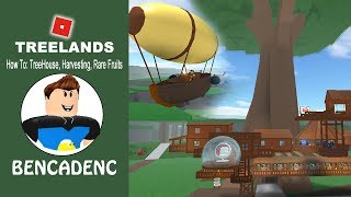 ROBLOX TREELANDS  PART 1  HOW TO MAKE TREEHOUSE HARVEST EARN GOLD AND FIND RAREST FRUITS [upl. by Eelarac]