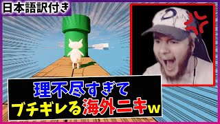 【しょぼんのアクション3D】日本の鬼畜ゲーに悶絶する海外ニキｗｗ【海外の反応】 [upl. by Ahsenid276]