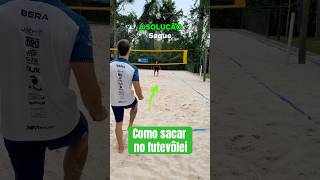 COMO SACAR NO FUTEVÔLEI 🔥 ftv futevolei saque tutorial bera [upl. by Ushijima859]