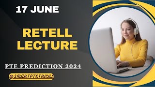 PTE RETELL LECTURE June 2024  Retell lecture Templates June 2024 [upl. by Mauralia]