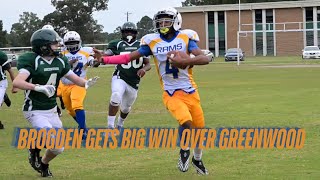 MIDDLE SCHOOL FOOTBALL Brogden gets big win over Greenwood [upl. by Placia]