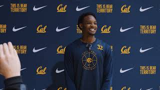 Cal Mens Basketball Jalen Celestine Media Availability [upl. by Eannyl835]