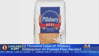 Pillsbury Unbleached AllPurpose Flour Recall [upl. by Mazur]