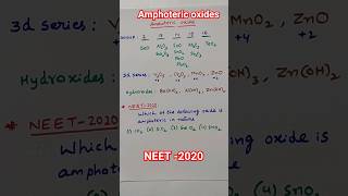 Amphoteric oxidesASN CHEMISTRY [upl. by Anitsirc428]