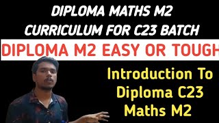 Introduction to diploma C23 maths m2 subject integration ap diploma C23 maths classes [upl. by Nav]