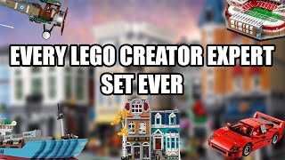 EVERY LEGO CREATOR EXPERT SET EVER [upl. by Danae13]