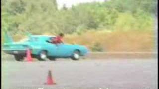 1970 Hemi Plymouth Superbird In Gymkhana Competition [upl. by Nagrom487]