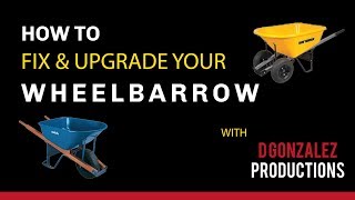 How to repair your wheelbarrow  Jackson Wheelbarrow amp True Temper Wheelbarrow Review [upl. by Andres]