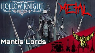 Hollow Knight  Mantis Lords 【Intense Symphonic Metal Cover】 [upl. by Afra]