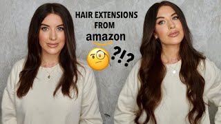 Trying Out 22” Seamless Clip In Hair Extensions From Maxfull Hair  Eleise [upl. by Ynehpets]